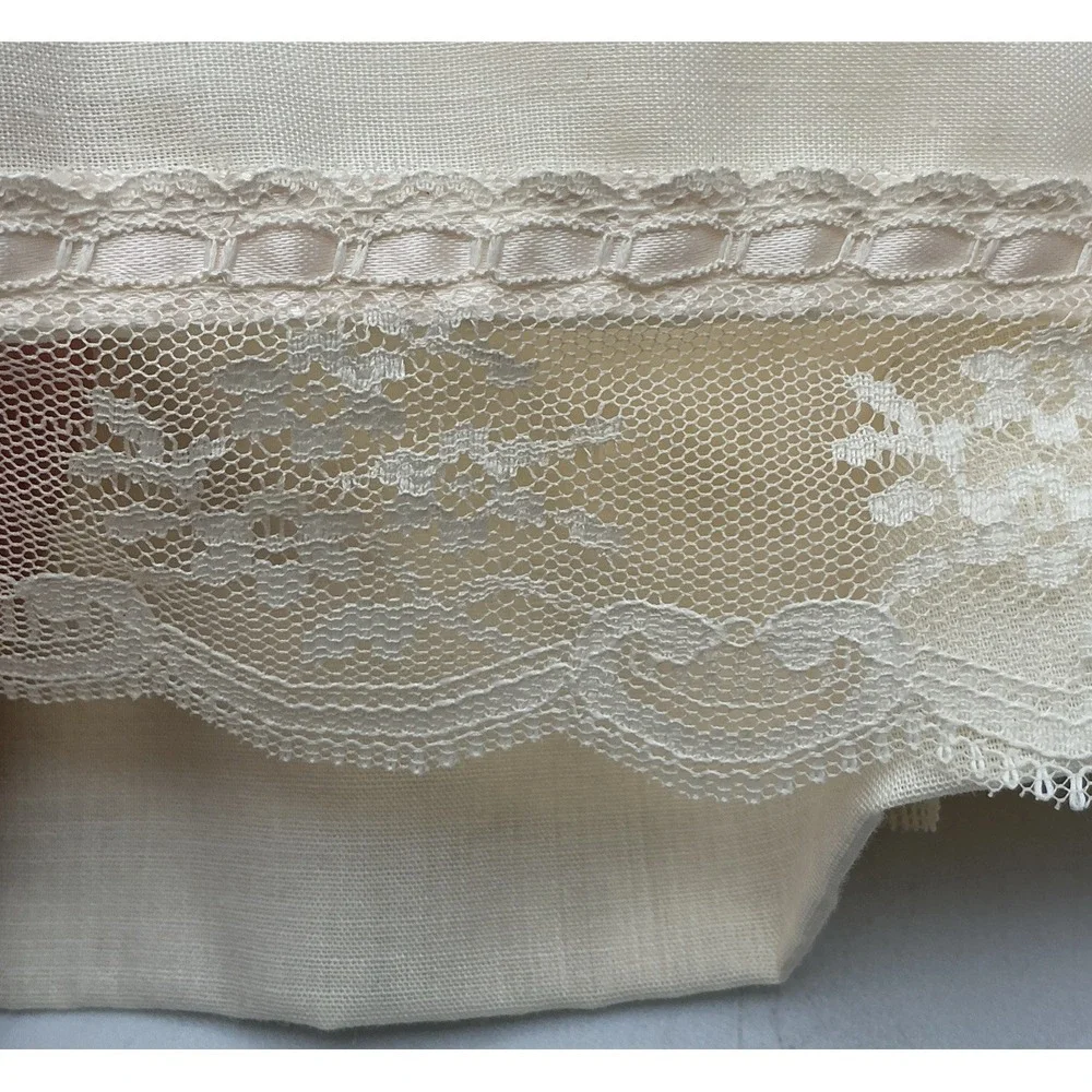 Vintage‎ Christian Dior Enfante Newborn Dress Cream Lace Heirloom Quality